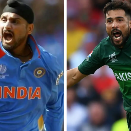Harbhajan and Amir were involved in an ugly slugfest on Twitter over India-Pakistan matches