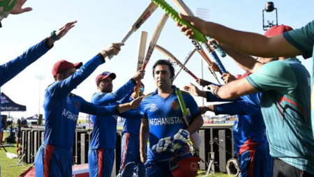 Afghanistan’s Asghar Afghan Receives ‘Guard Of Honour’ From His Teammates in the T20 World Cup: WATCH