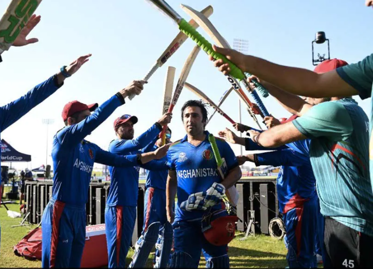 Afghanistan’s Asghar Afghan Receives ‘Guard Of Honour’ From His Teammates in the T20 World Cup: WATCH