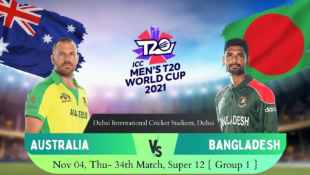 AUSTRALIA vs BANGLADESH 34TH Match Prediction