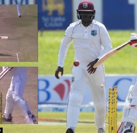 Dhananjaya De Silva Bizarre Hit-Wicket Dismissal Against West Indies: Watch