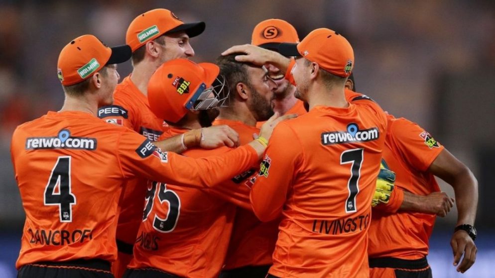 Mitchell Marsh and Josh Inglis provide the power for Perth Scorchers