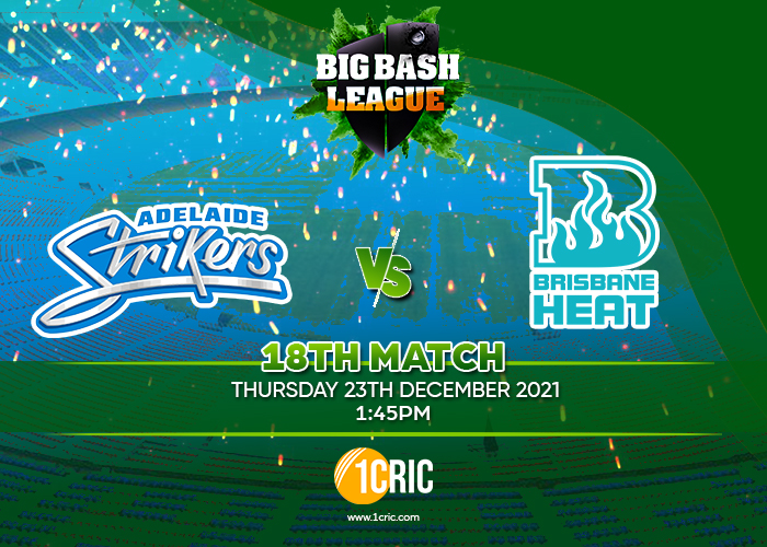 Adelaide Strikers vs Brisbane Heat 18th Match Prediction