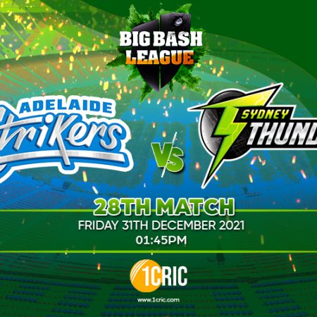 Adelaide Strikers vs Sydney Thunder 28th Match Prediction