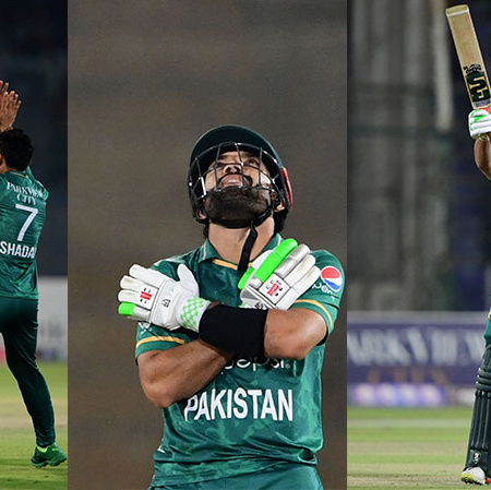 Rizwan, Haider, and Shadab lead Pakistan to a comprehensive win