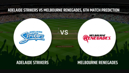 Adelaide Strikers vs Melbourne Renegades 6th Match Prediction