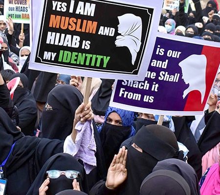 Two Karnataka students were arrested for refusing to take exams because of their hijab.