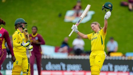  Australia versus West Indies: Australia sets a 306-run target for the West Indies thanks to  Alyssa  Healy’s century.