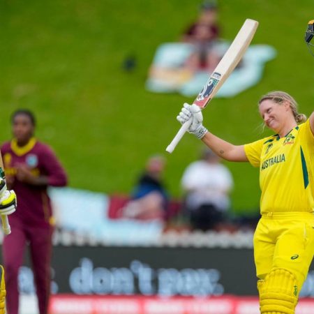  Australia versus West Indies: Australia sets a 306-run target for the West Indies thanks to  Alyssa  Healy’s century.