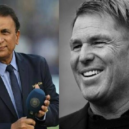 Sunil Gavaskar slammed Shane Warne’s comment,  saying, “I don’t think I’d call him the greatest.”