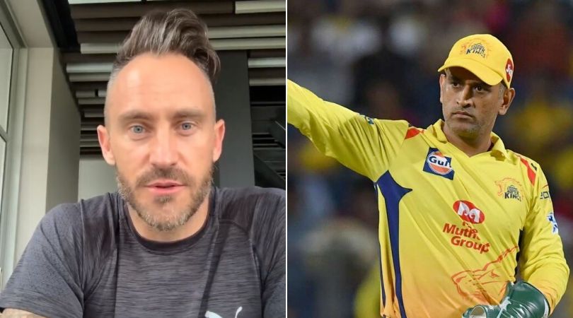 Faf Du Plessis had the opportunity to observe MS Dhoni’s thought process.