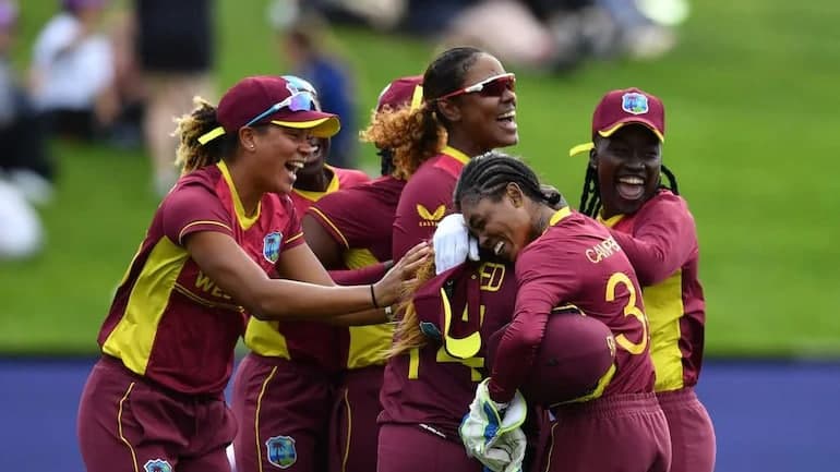 West Indies defeat England by 7 runs in an ICC Women’s World Cup thriller.