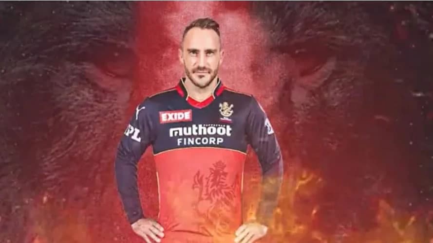 The RCB captain, Faf du Plessis, has been named ahead of the IPL 2022 season.