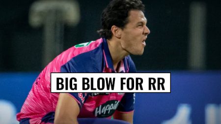 Nathan Coulter-Nile of the Rajasthan Royals has been ruled out of the IPL 2022.