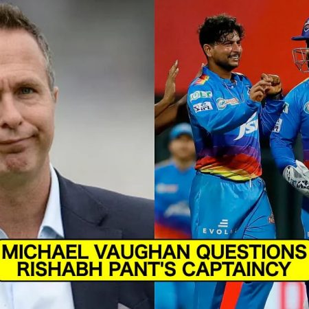 Michael Vaughan questioned Rishabh Pant’s choice during Delhi Capitals’ four-wicket win against Kolkata Knight Riders in IPL 2022.