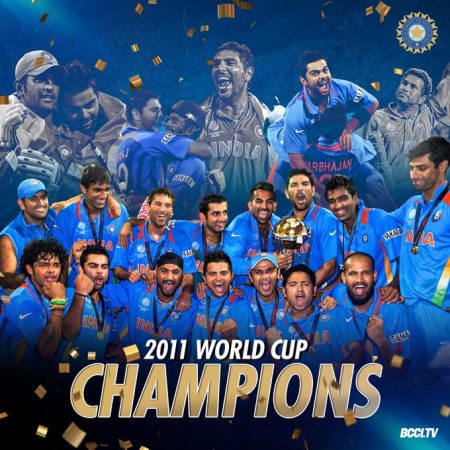 Team India Won The Cricket World Cup For The Second Time In Mumbai On This Day 11 Years Ago.