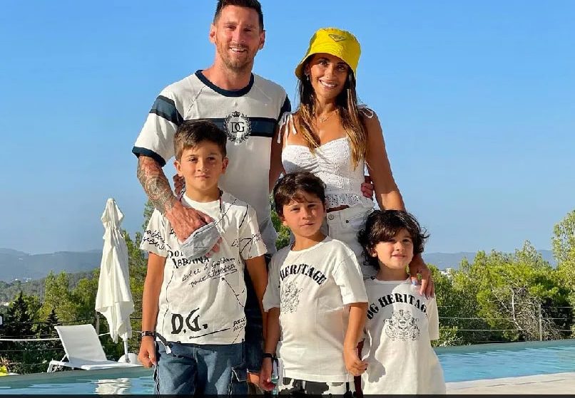 Watch: Lionel Messi Shows No Mercy To His Sons In Backyard Football, Wife Says “Let The Kids Win”