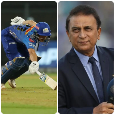 Sunil Gavaskar praises Mumbai Indians teen for “having a good cricketing head.”