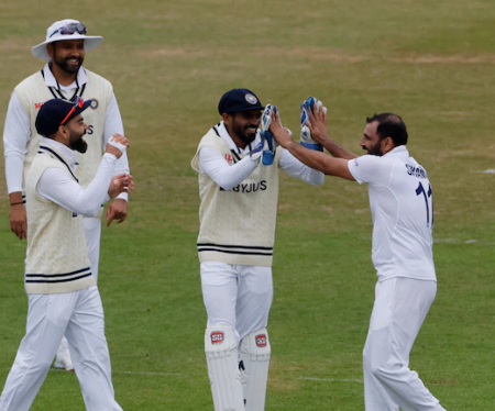 Mohammed Shami Fires Cheteshwar Pujara For A Duck, Celebrates By Hugging Him