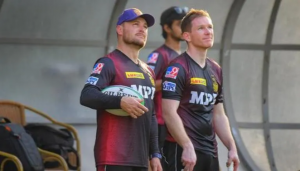 Brendon McCullum reacts to reports of Eoin Morgan's retirement.