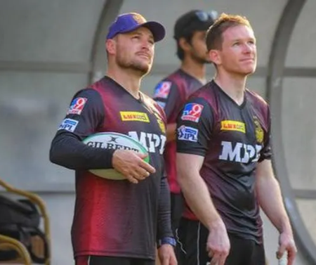 Brendon McCullum reacts to reports of Eoin Morgan’s retirement.