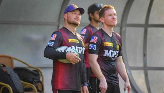Brendon McCullum reacts to reports of Eoin Morgan’s retirement.