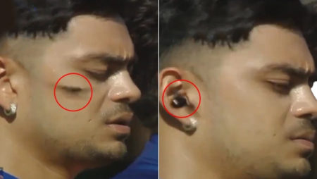 Ishan Kishan Reaction to an Insect Attack During the First India-Zimbabwe ODI
