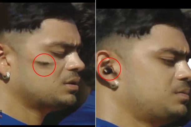 Ishan Kishan Reaction to an Insect Attack During the First India-Zimbabwe ODI