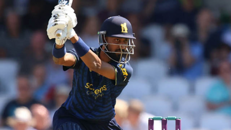 Krunal Pandya of Warwickshire has been ruled out of the ongoing Royal London One-Day Cup due to a groin injury.