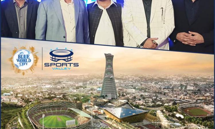 Blue World City announced the construction of Pakistan’s largest stadium in Sports Valley.