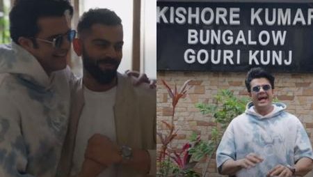 Virat Kohli transforms Kishore Kumar’s old cottage into a posh restaurant and performs one of his songs while giving a tour.