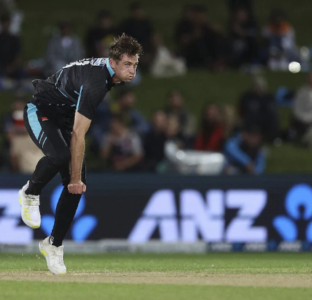 Tim Southee is the fifth New Zealand cricketer to achieve this feat in one-day internationals.