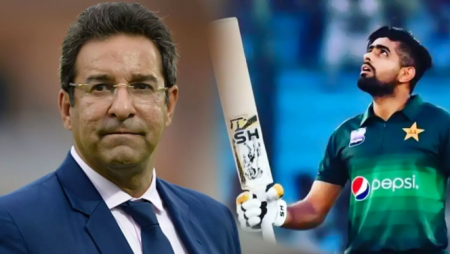 Wasim Akram supports Babar Azam in the face of captaincy criticism.