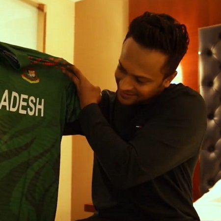 Bangladesh has unveiled its official shirt ahead of the ODI World Cup in 2023