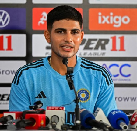 Shubman Gill discusses India’s strategy for dealing with Pakistan’s dangerous pace trio.
