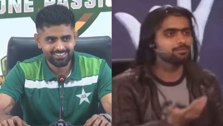 Babar Azam discusses social media viral AI-generated voice clips.