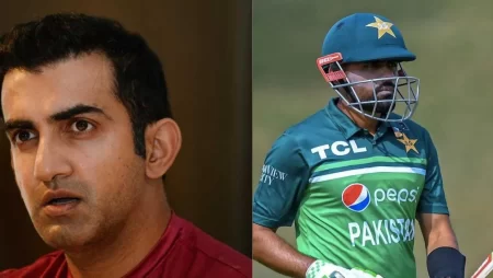 After India’s defeat, Gautam Gambhir lashes out at Babar Azam.