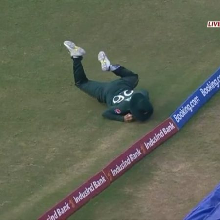 The boundary rope was discovered to moved during Kusal Mendis’ catch in the Pakistan-Sri Lanka battle.