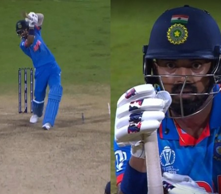 KL Rahul’s mind-boggling six against Pat Cummins has left him stunned