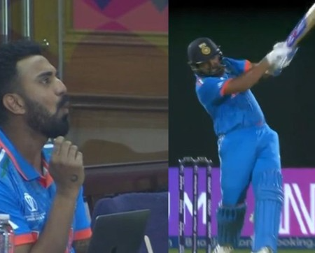 KL Rahul is taken aback by Rohit Sharma’s artistic pull