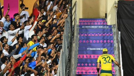 Glenn Maxwell’s photo in the historic Wankhede stand garners attention