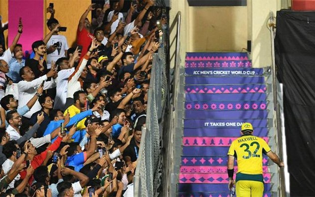 Glenn Maxwell’s photo in the historic Wankhede stand garners attention