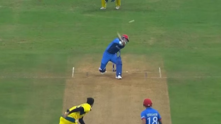 AUS vs AFG: Rashid Khan’s incredible pull shot against Mitchell Starc