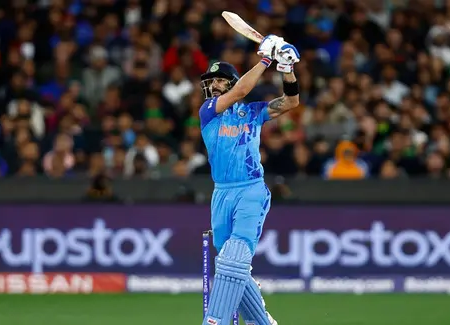 ICC features Virat Kohli’s historic MCG six in the T20 World Cup 2024 promotion.