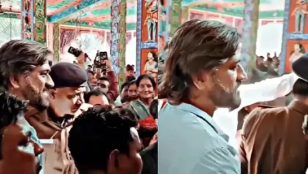 MS Dhoni visits Deori Maa Temple in Ranchi ahead of the IPL 2024.