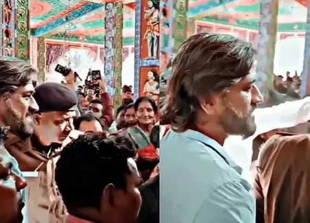 MS Dhoni visits Deori Maa Temple in Ranchi ahead of the IPL 2024.